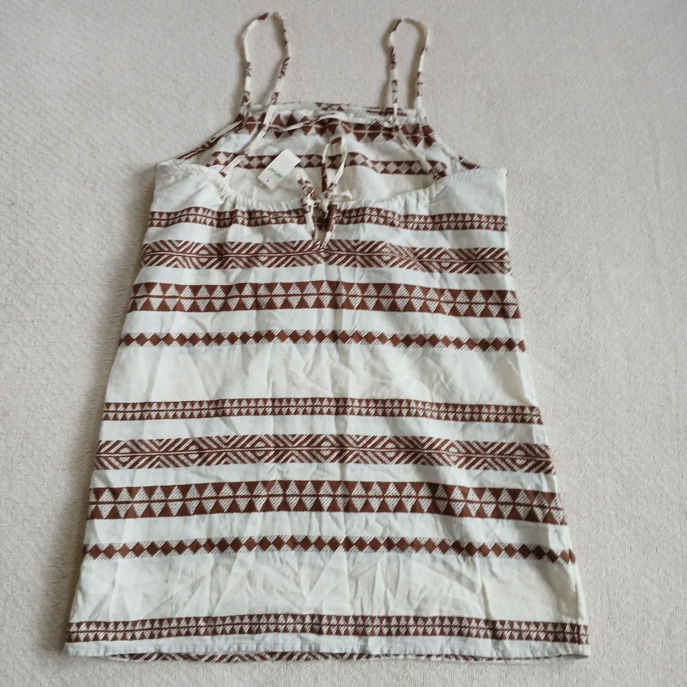 aerie ♡ open back jacquard boho dress western tribal fedtival geo south. medium
